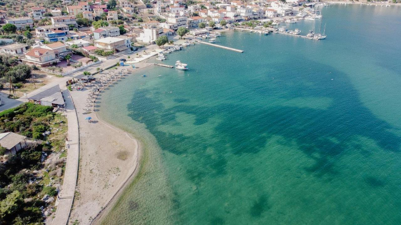 Hotel Korfos - Ξενοδοχείο Κόρφος Renovated Bagian luar foto